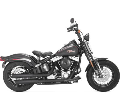 Vance & Hines Black PCX Twin Slash 3'' Slip-On Performance Mufflers 46341