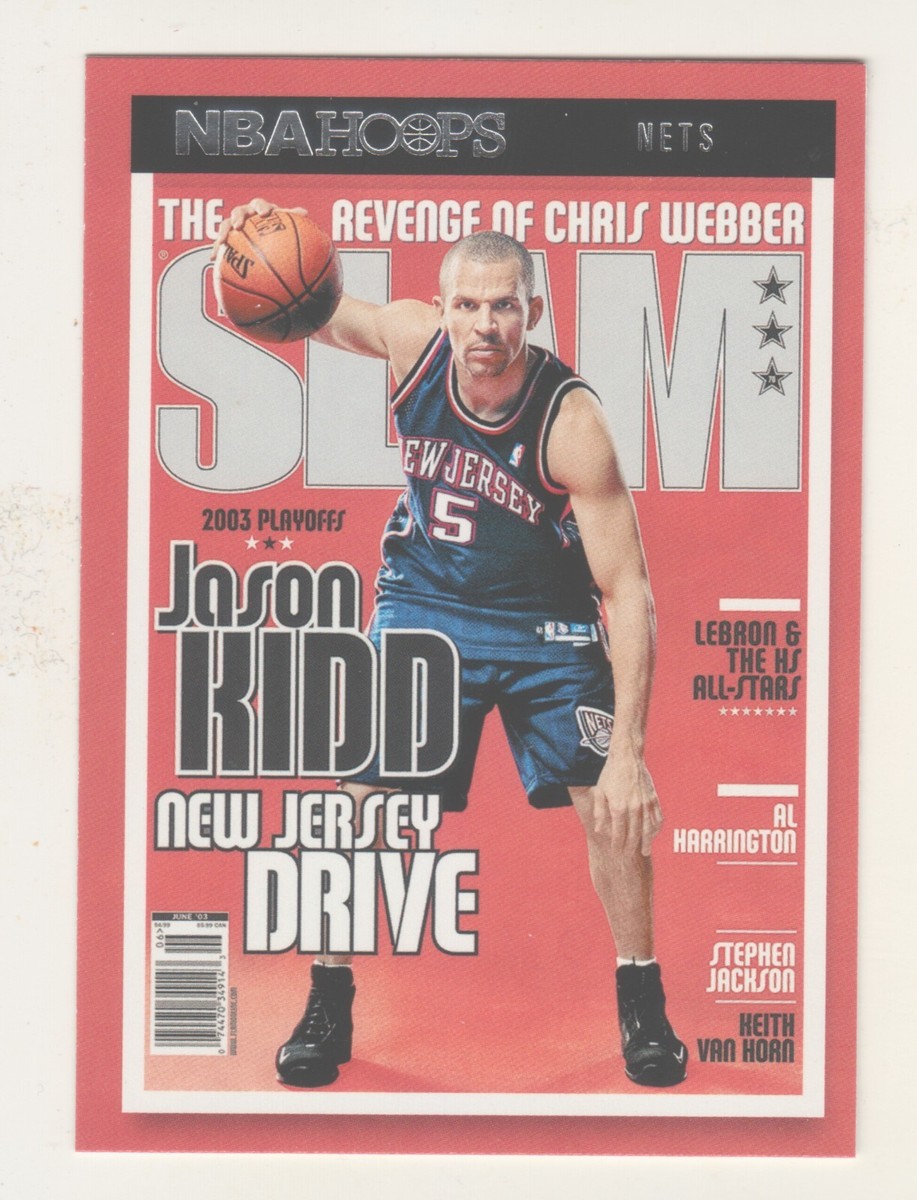 2021-22 Panini NBA Hoops SLAM MAGAZINE #70 JASON KIDD New Jersey