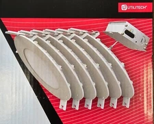 Utilitech Canless (4in) Round 2700k-6500k 540 Lumen Switchable Dimmable (6PK)