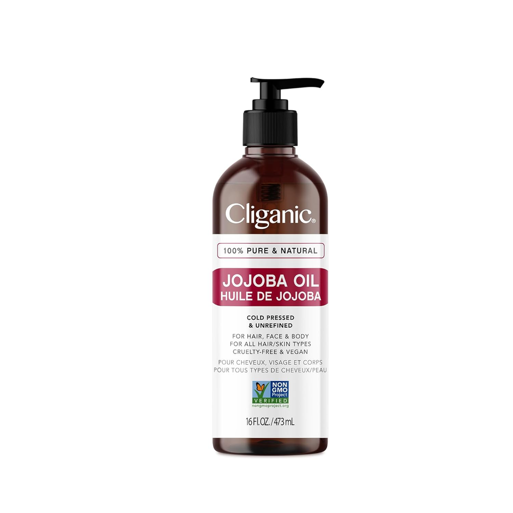 Organic Cold-Pressed Jojoba Oil 16oz | 100% Pure Unrefined Bulk Hexane-Free Non-GMO