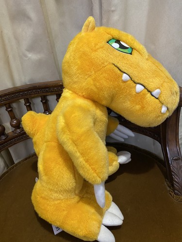 Agumon 1999 Digimon Adventure Bandai DX Japan Large 18” Plush greymon - Picture 5 of 8