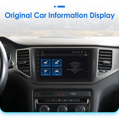 9'' 6+64GB Autoradio Für VW MQB T-Cross T-ROC Android 13 GPS Navi RDS DSP CarPlay
