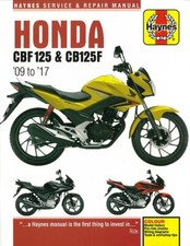 Haynes Handbuch: Honda CBF125 & CB125F Reparaturanleitung/Reparatur-Buch/Wartung