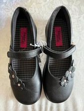 Rachel Shoes Black Floral Carol Shoes - Kids - Size 3