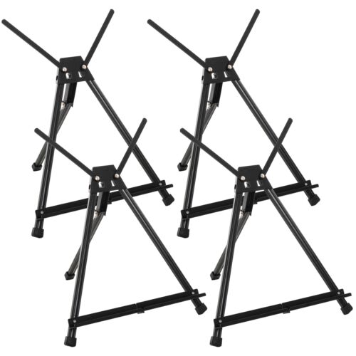 4 Pack 15" to 21" Adjustable Aluminum Tabletop Display Easel, Tripod Stand, Arms - Picture 1 of 5