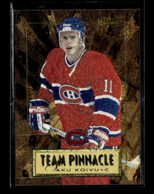 1996-97 Pinnacle #10 Saku Koivu / Eric Daze Team Pinnacle