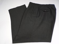 USA Vintage Austin Reed Dress Pants Mens 35 x 32 100 Wool Gray Pleated J24
