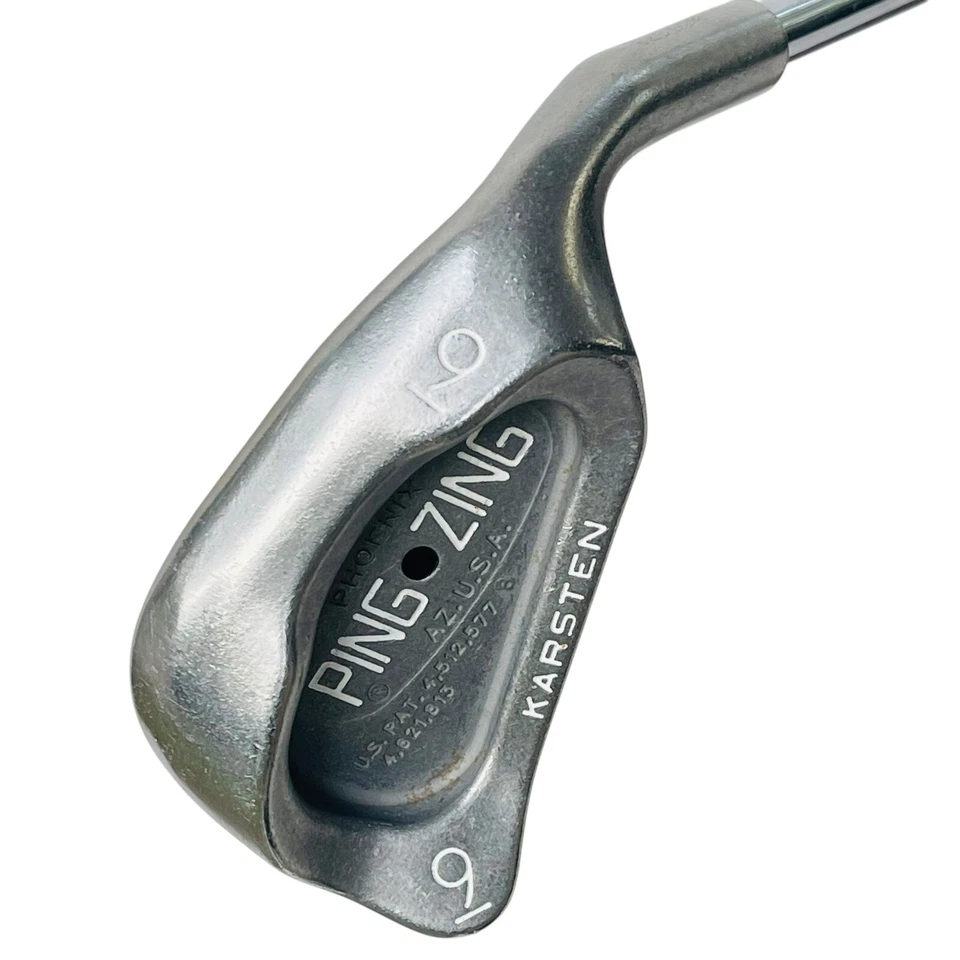 Ping Zing Black Dot 9 Iron Karsten KT-M Steel Shaft Senior 36" RH Original Grip - Изображение 4 из 4