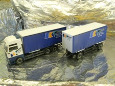 ** Herpa 278621 MAN TGA XXL Interchangeable Curtain Canvas Trailer BKV 1:87 