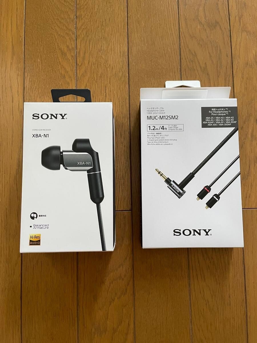 Sony XBA-N1 HD Hybrid In-Ear Headphones + MUC-M12SM2 Cable Sony XBA-N1 HD Hybrid In-Ear Headphones + MUC-M12SM2 Cable