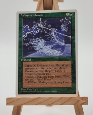 Wintereinbruch 4. Edition  Magic Karte MTG Deutsch (Winter Blast) 