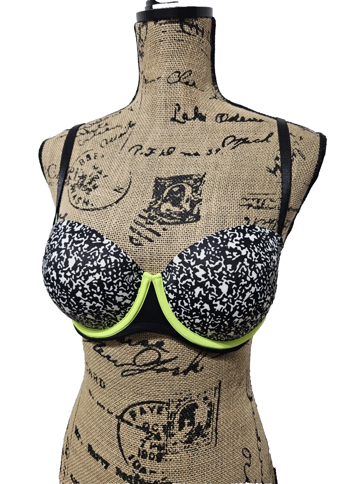 Brasieres y geométrico PINK Poliamida Bra Sets para Mujeres