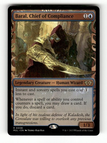mtg baral commander deck Counterspells - Baral, Chief of Compliance discard a card. Is Baral, Chief of Compliance