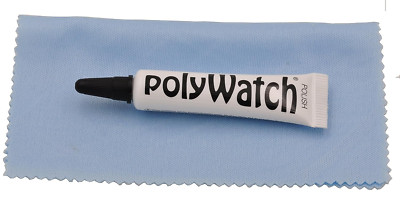 New Polywatch Plastic Crystal Glass Polish & Scratch Remover Repair Tool Set