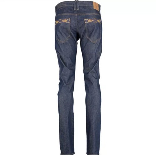 Love Moschino Indigo Blue Slim Fit Aztec Studded Jeans - Picture 3 of 10