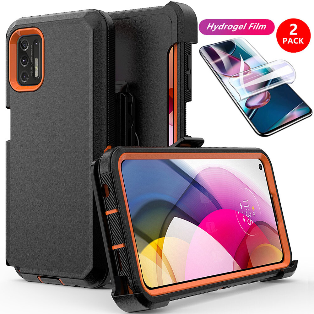 For Motorola Moto G Stylus 2021 Case Shockproof Cover+Belt Clip