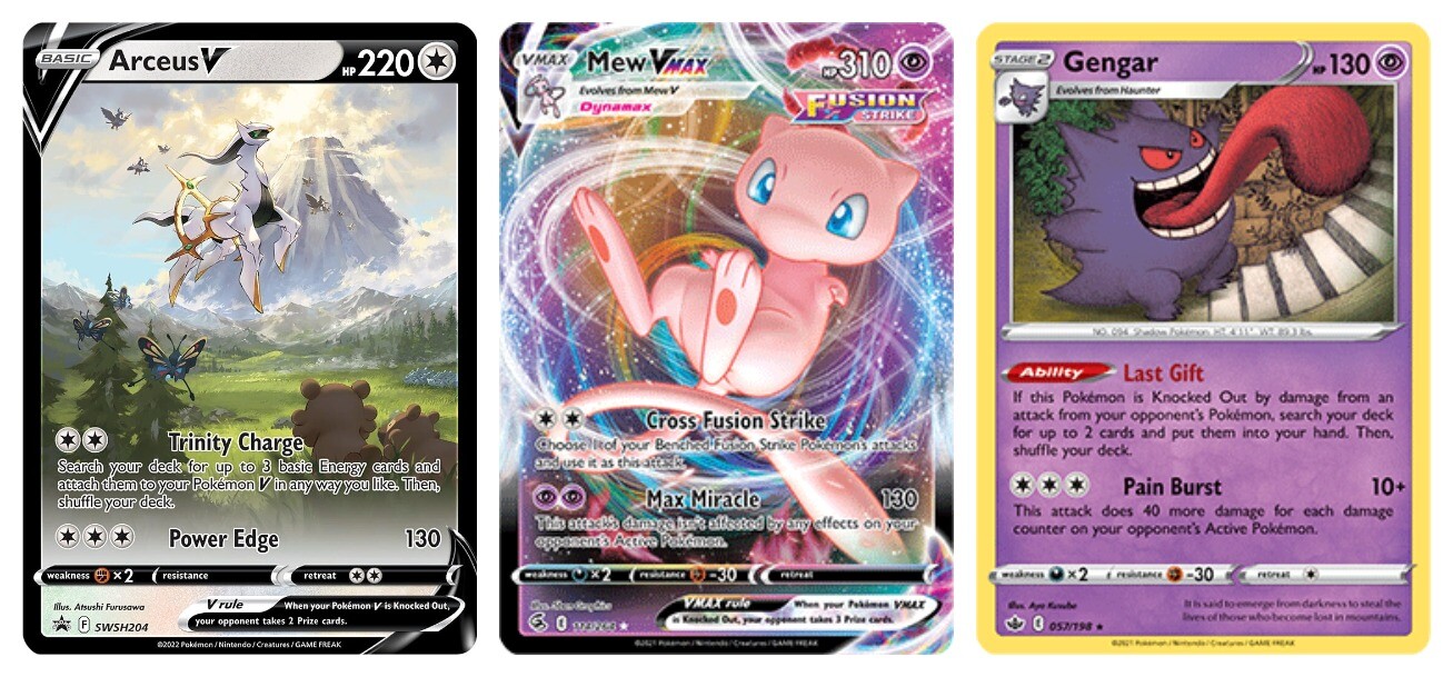 3x Official Pokemon Cards - Includes Ultra Rare AND Full Art- VMAX GX EX V  | eBay