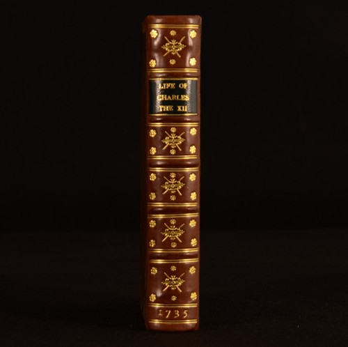 1735 The History of Charles XII King of Sweden Mr De Voltaire Uncommon - 第 1/6 張圖片