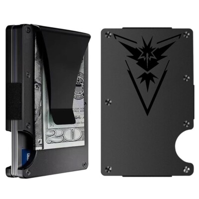 Custom POKE-MON GO TEAM INSTINCT Laser Engraved Wallet -Pick A Wallet Color
