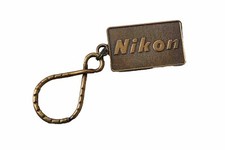 Vintage Brass Nikon Camera Keychain