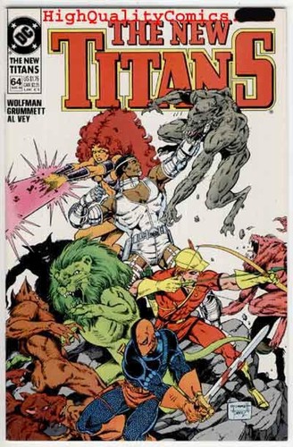 NEW TITANS #62 63 64, NM+, Wolfman, Perez, Plague, DeathStroke, more in store - 第 3/3 張圖片