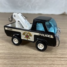 Vintage Buddy L Pressed Steel Toy Patrol Tow Truck 1970's Japan