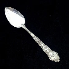 Vintage Joseph Mayer & Bros. Alaska Sterling Silver Souvenir Spoon 5 3/8" Minor