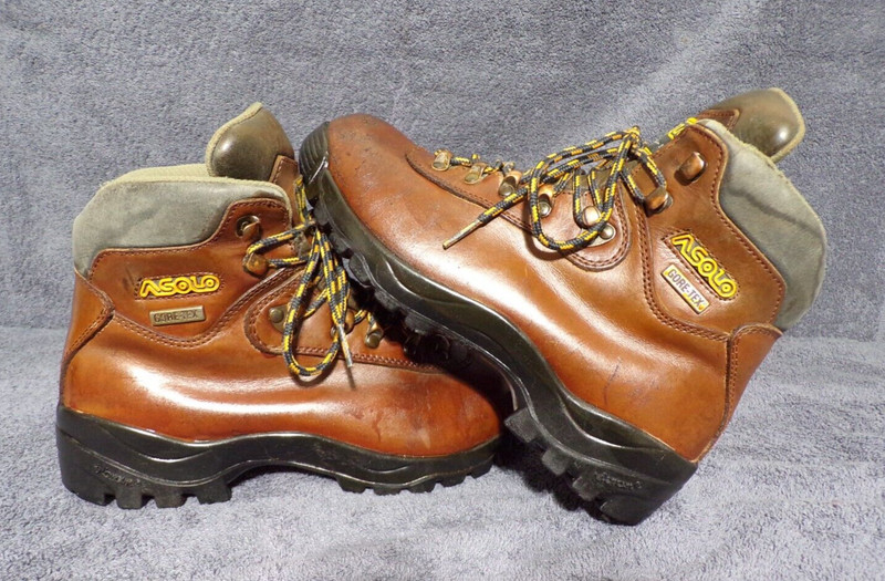 Asolo AFX 520 GTX Leather Gor-Tex Insulated Mountaineering  boots women's 8M