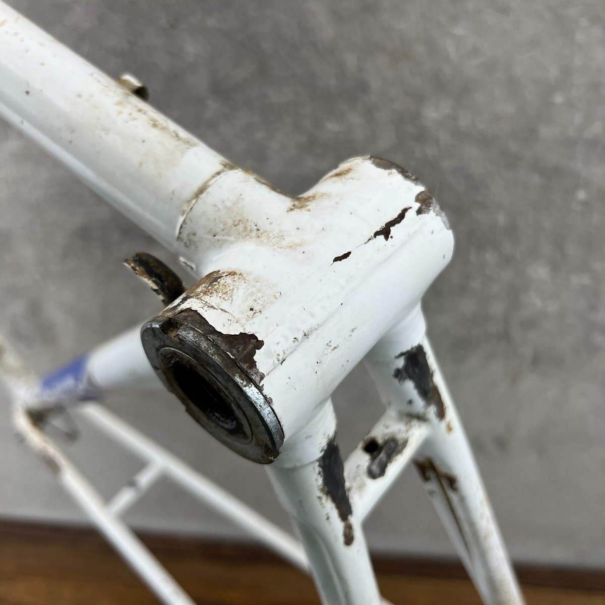 Vintage Bottecchia Frame Set 60 cm White Italy Deluxe