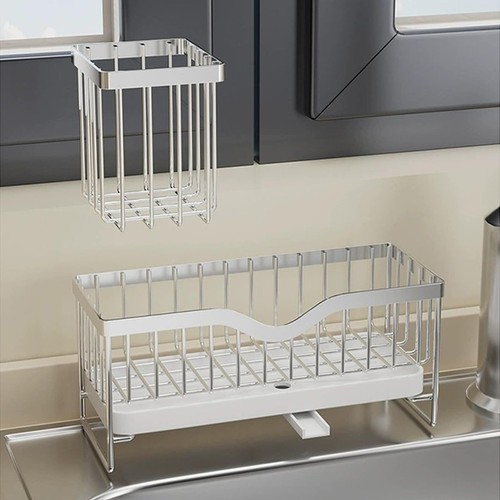 Kitchen Sink Caddy Sponge Holder for Kitchen Sink Stainless Kitchen Gadgets D... - Picture 5 of 5