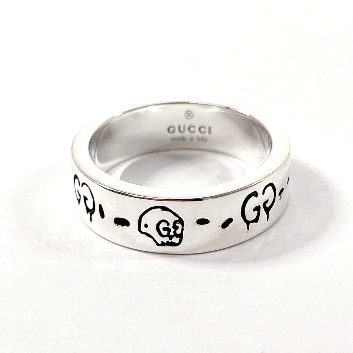 Bague GUCCI fantôme argent 925 unisexe US 7 (taille US) accessoires bijoux