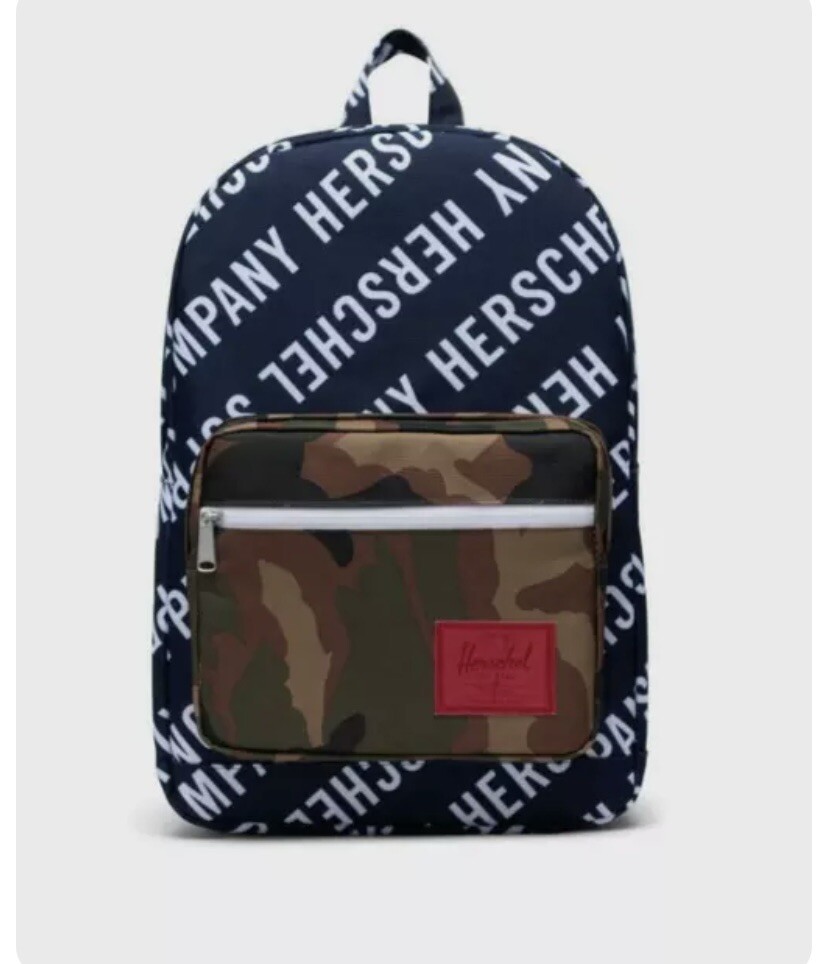 Herschel Supply Co - Pop Quiz Backpack Roll Call Peacoat/Woodland Camo One Size Herschel Supply Co - Pop Quiz Backpack Roll Call Peacoat/Woodland Camo One Size