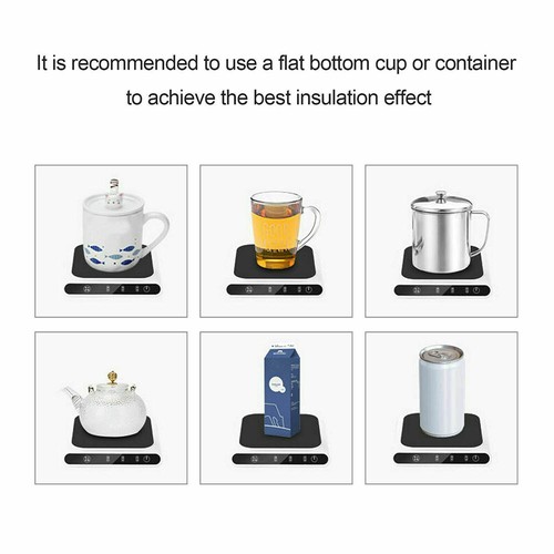Smart USB Coffee Mug Warmer Tea Milk Cup Heater Pad Heating Plate Office Home - Picture 10 of 12