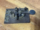 BRASS Telegraph Key J.H. Bunnell Western Union Telephone Pole Changer RARE VTG