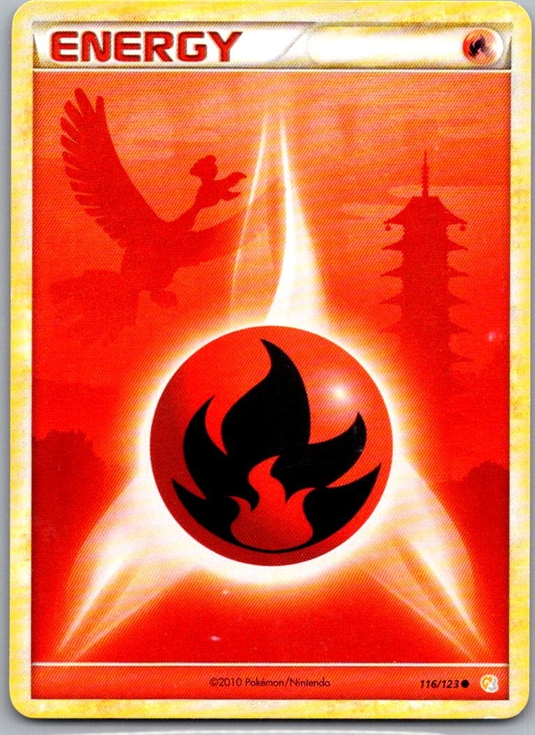 Fire Energy 116/123 HeartGold & SoulSilver Common Pokemon