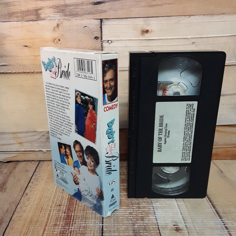 Baby Of The Bride VHS Used Rue McClanahan Kristy McNichol Comedy Drama Foto 3 de 4