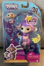 WowWee Fingerlings Baby Monkey  Mini BFFs Set Violet and Hope In Box