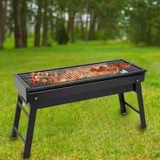 Large Portable Folding BBQ Grill Charcoal Barbecue Outdoor Patio Garden Party