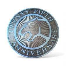 OEM Mercury Horn Button Medallion - Cougar Twenty Fifth Anniversary Enamel