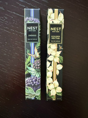 Brand New Nest New York: Duo Indigo & Golden Nectar Travel Perfumes 8ml