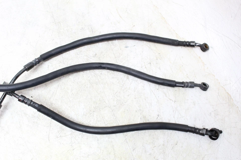 05-08 KAWASAKI ZZR600 ZX600J OEM MANGUERA DE FRENO JUEGO DE LÍNEA DE LÍQUIDO Foto 2 de 4