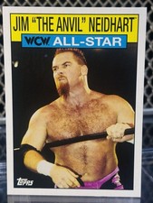 2016 Topps Heritage WWE Jim Neidhart  wrestling Card #26 WCW All-Stars Anvil WWF
