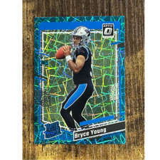 Panini 2023 Donruss Optic Bryce Young Panthers Rated Rookie Teal Velocity #213