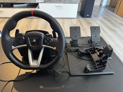 Hori RWA Racing Wheel Apex Rennlenkrad mit Pedalen für PS4/PS5 Schwarz