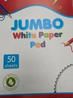 2 x A3 Drawing Pad 50 sheets per Book Children White Drawing Paper 450mm x 297mm