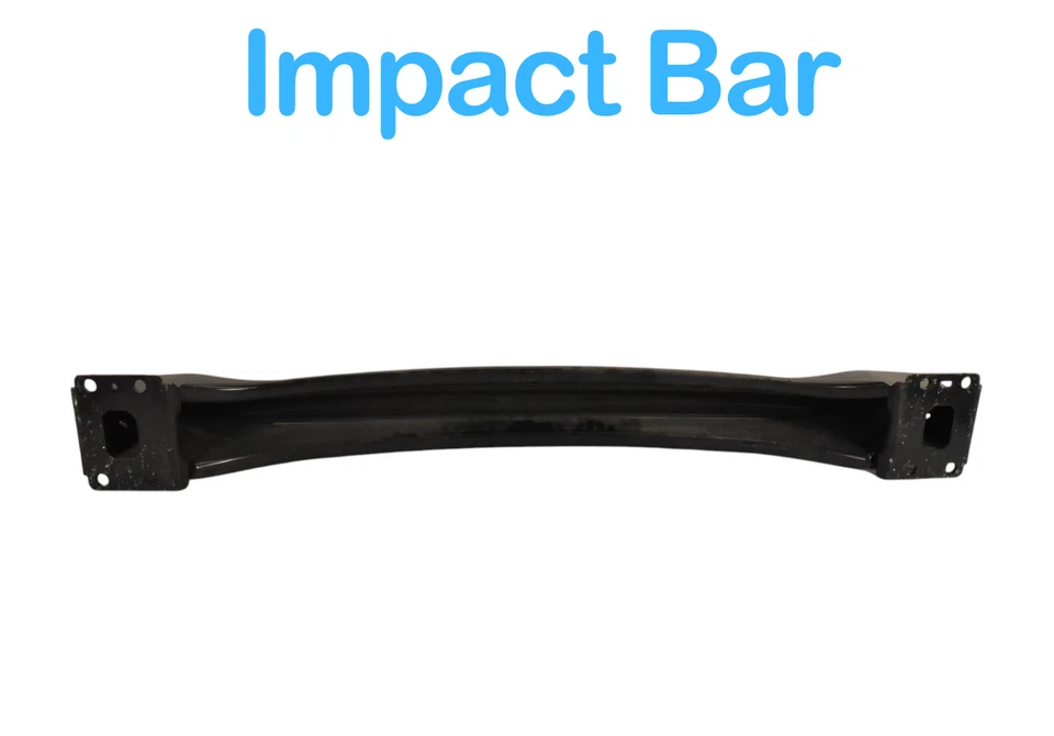 Barra de impacto de refuerzo para parachoques trasero negro OEM Porsche Cayenne 958 Touareg 11-18 Foto 3 de 4