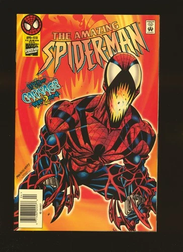 Amazing Spider-Man # 410 Newsstand - 1st Spider-Carnage VF/NM Cond