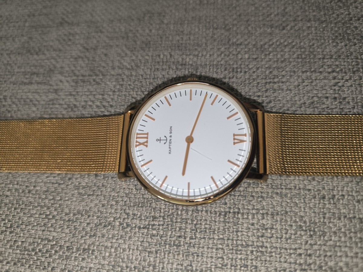 Son Campina Kapten And Son Uhr Grau Armband Kapten And Son Kapten