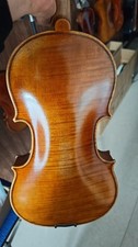 4/4 European wood Handmade violin flamed maple fantastic sound free case string