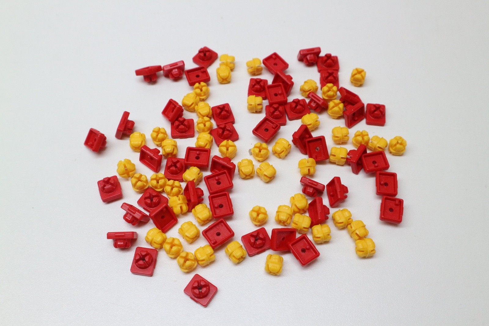 playmobil system X red yellow mix x100 building tools parts connector build